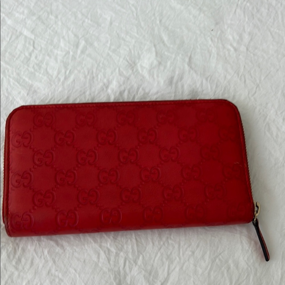 Gucci Red Women's Wallet 100% authentic